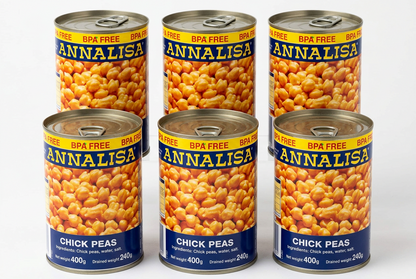 Annalisa Chickpeas 6X400G