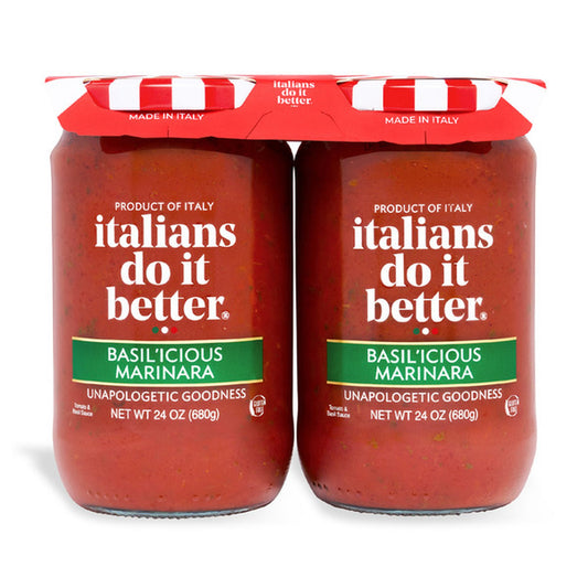 Italians Do It Better Basil Marinara Sauce 2 x 680g