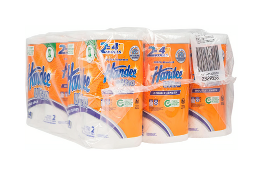 Handee 2 Ply 120 Sheets Double Length Paper Towel 12ct