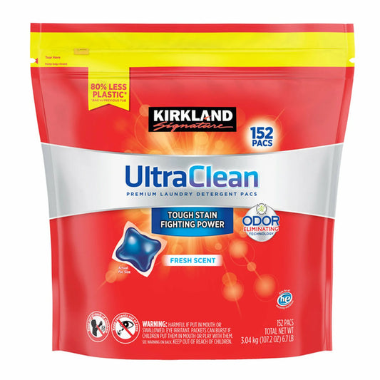 KIRKLAND SIGNATURE LAUNDRY DETERGENT PACS 152 CT