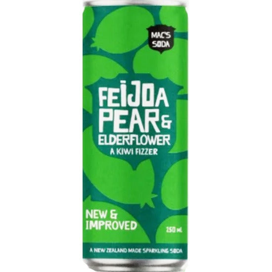 Macs Soda Feijoa Pear & Elderflower 24 x 250ml