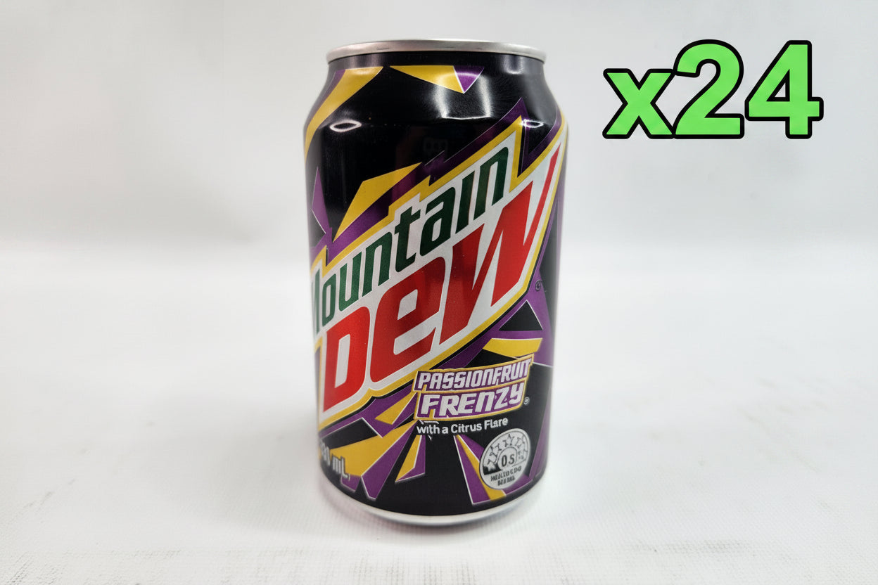Mountain Dew Passionfruit Frenzy 24 x 330ml