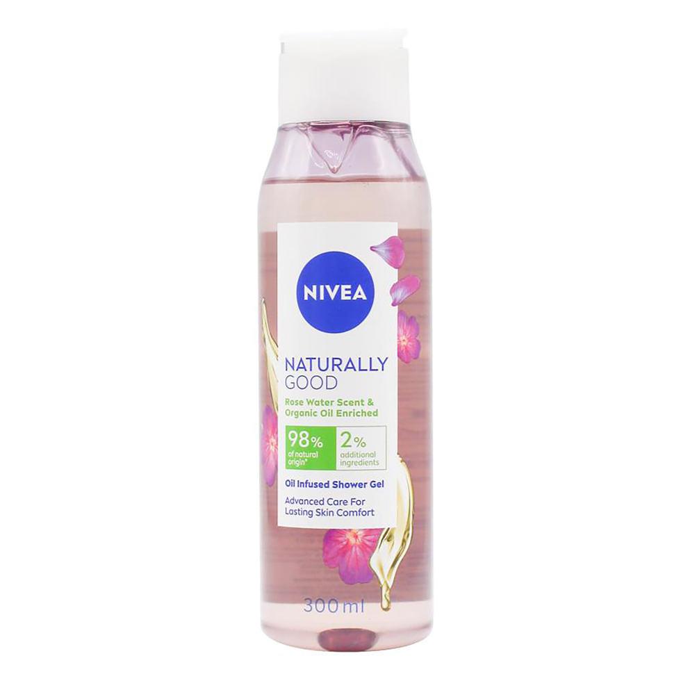 Nivea Naturally Good Rose Water Shower Gel 300ml