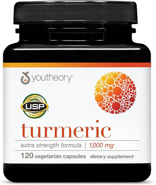 YOUTHEORY TURMERIC EXTRA STRENGTH 120 CAPSULES