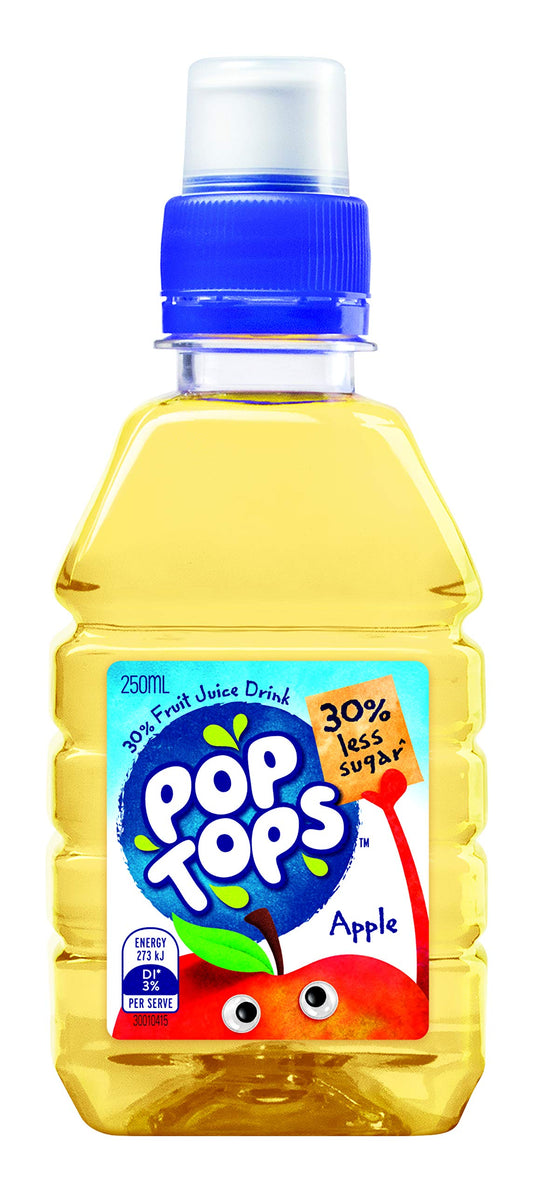 Pop Tops Apple Fruit Drink 24 x 250ml