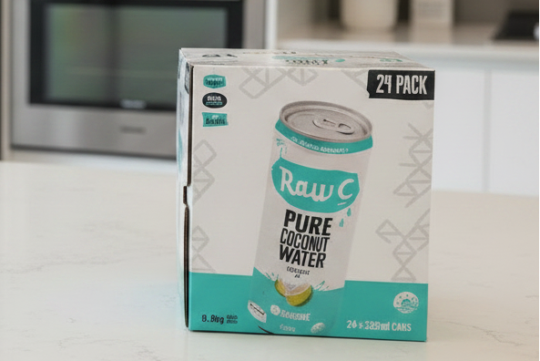 Raw C Pure Coconut Water 24 x 325ml