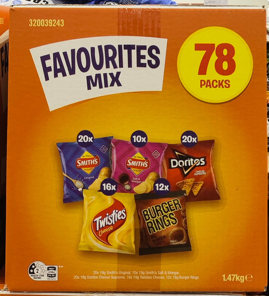 Smiths Variety Favourites 78 pack