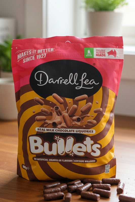 DARRELL LEA CHOC LIQUORICE BULLETS 850G