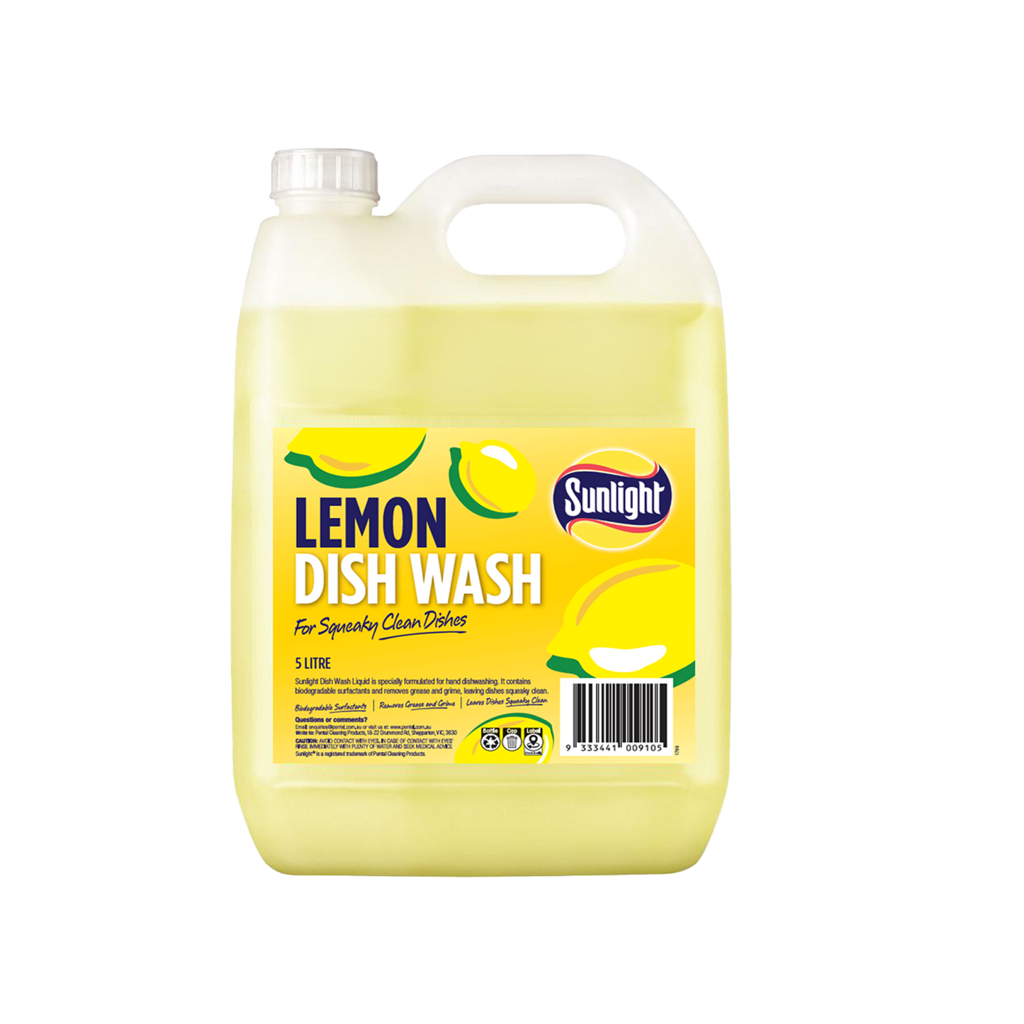 Sunlight Lemon Dish Wash 5L