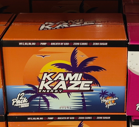 Kamikaze Pre-Workout Energy Drink 12 x 500ml