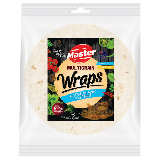 Master Craft Multigrain Wraps 2 x 8pk 600g