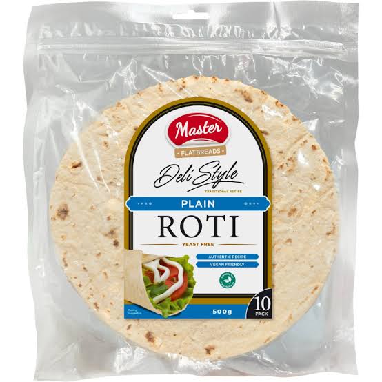 Flaky Roti 2 Pack Master Craft Plain Roti 2 x 10 pack – GoPotatoes