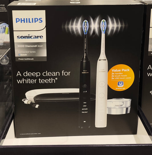 Philips Sonicare 9000 DiamondClean Connected Series 2 pack