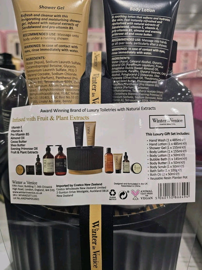 Winter in Venice Bath & Body Gift Set 11 Pieces