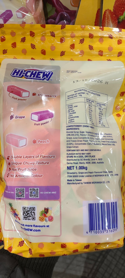 HI-CHEW CHEWY FRUIT CANDY 1KG