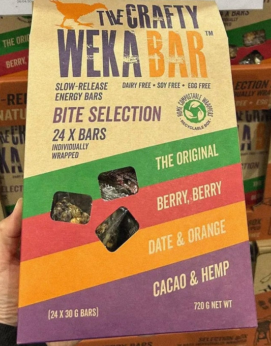 The Crafty Weka Bar Bite Selection 24 x 30g