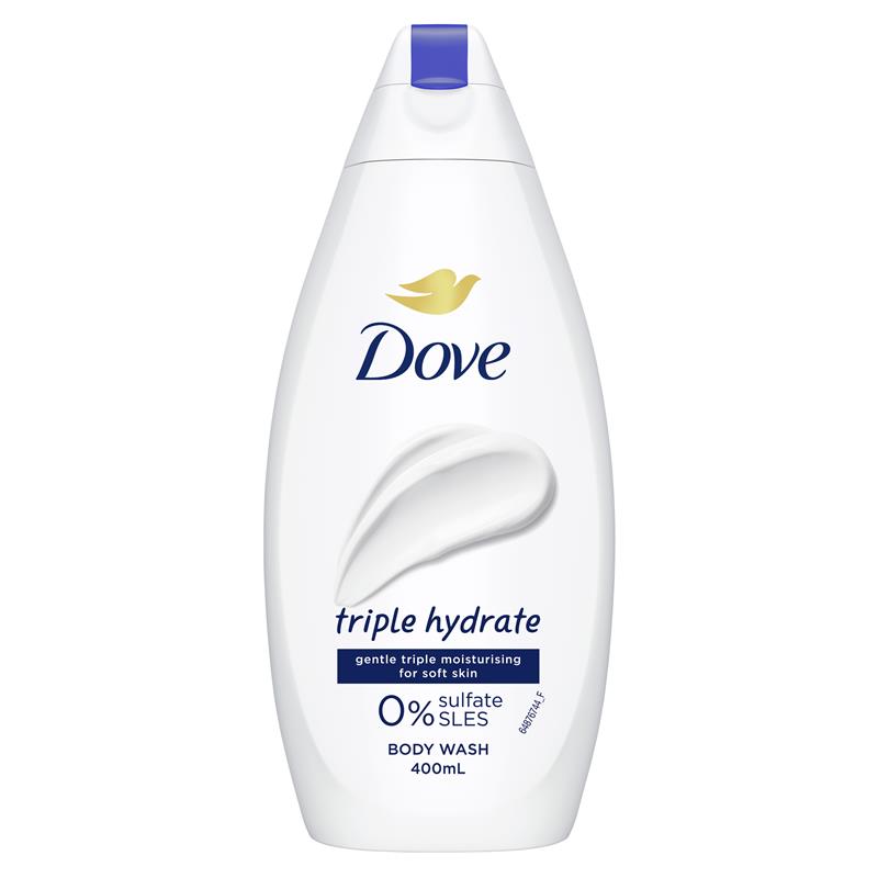 Dove Triple Hydrate Body Wash 400ml