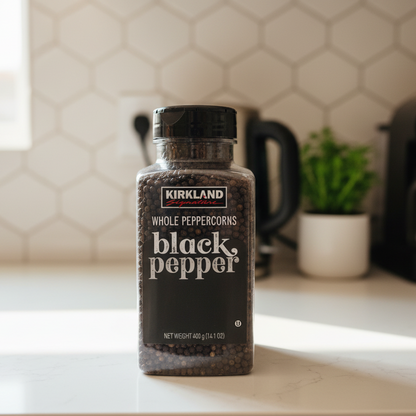 Kirkland Signature Whole Black Peppercorn 399g