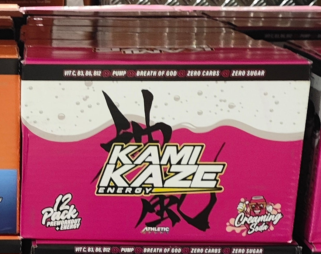 Kamikaze Pre-Workout Energy Drink 12 x 500ml