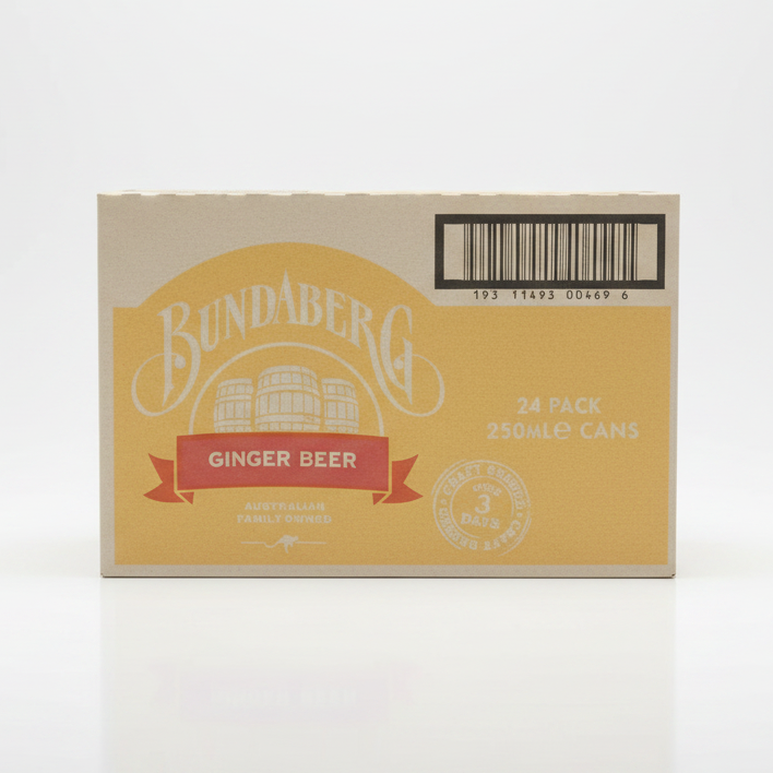 BUNDABERG GINGER BEER 24 can X 250ML