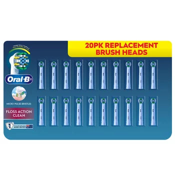 Oral-B Floss Action Clean Brush Head Refills 20 PK
