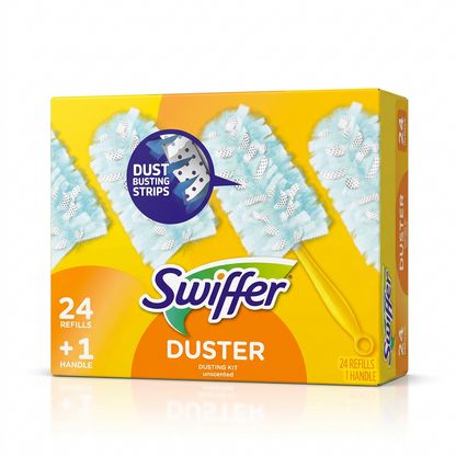 SWIFFER DUSTER 24 REFILLS & 1 HANDLE