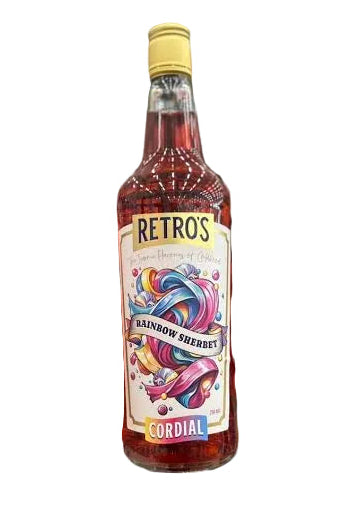 Retro Cordial Rainbow Sherbet 750ml