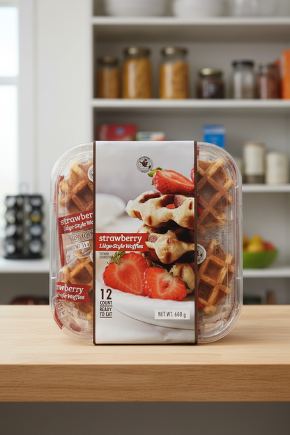 Universal Bakery Strawberry Waffles 12 x 55g
