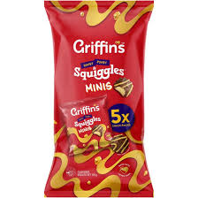 Griffin's Squiggles Hokey Pokey Minis Chocolate Biscuits 125g