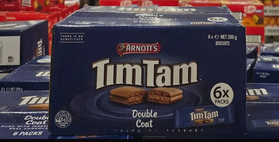 Arnott's Tim Tam Double Coat 6 x 200g