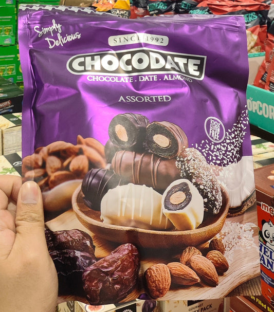 Chocodate Chocolate Almond Date Assorted 525G