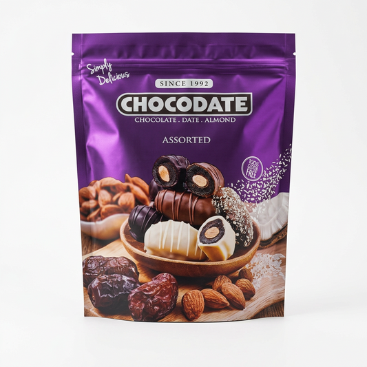 Chocodate Chocolate Almond Date Assorted 525G