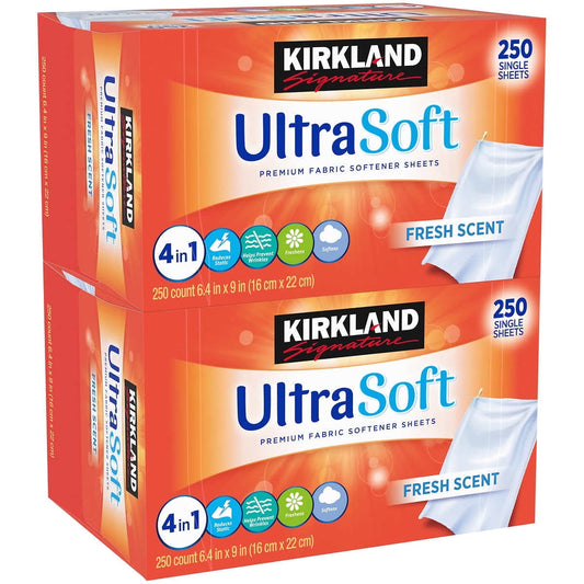 Kirkland Signature Fabric Softener Sheets 2 x 250 CT