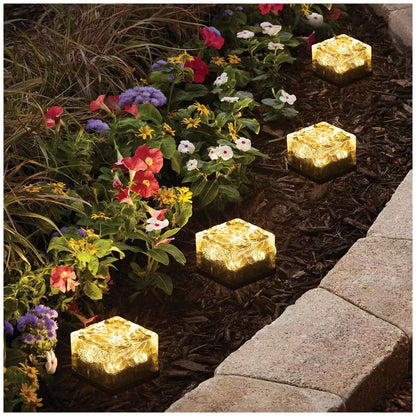 DAIS LED SOLAR BRICK LIGHT 6 pack