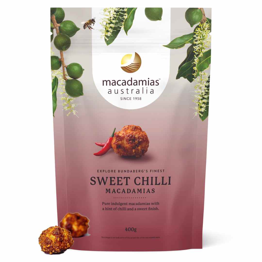 Macadamias Australia Sweet Chilli Macadamias 400g