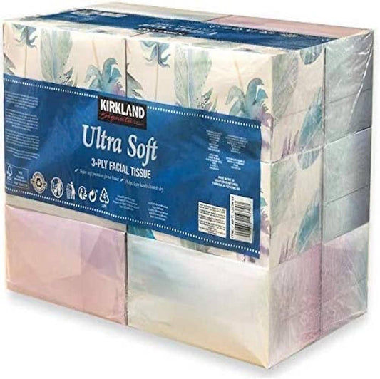 Kirkland Signature Ultra Soft Facial Tissue 15 pack x 150 sheets