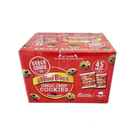 Urban Cookie Co. Mini Bics Choc Chip Cookies 45 x 23g