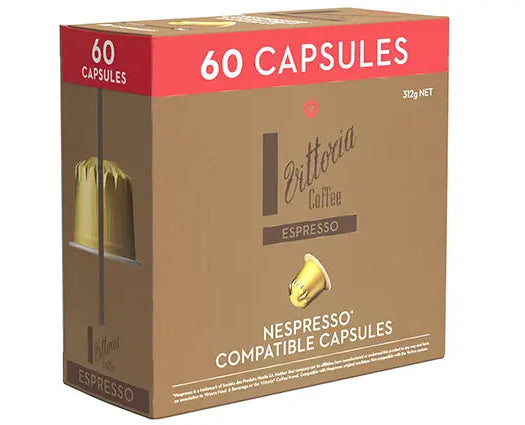 Vittoria Espresso Coffee Capsules 60 pack