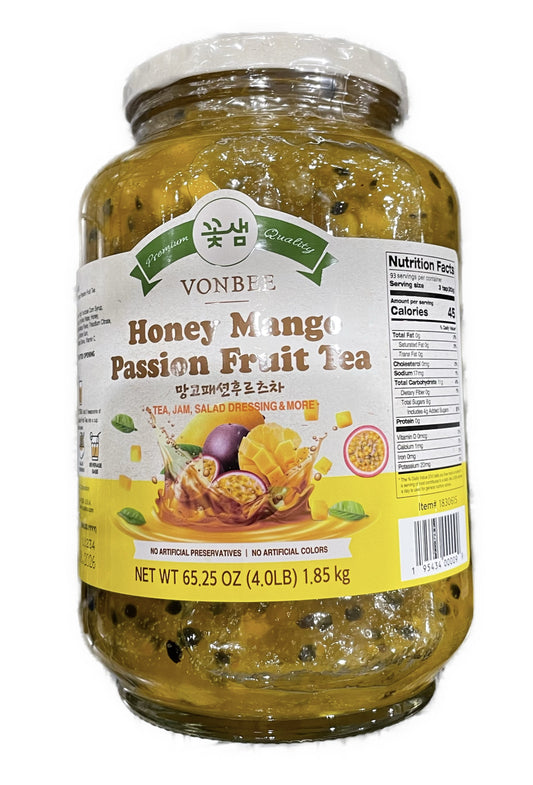 VONBEE Passionfruit Mango Honey Puree 1.85kg