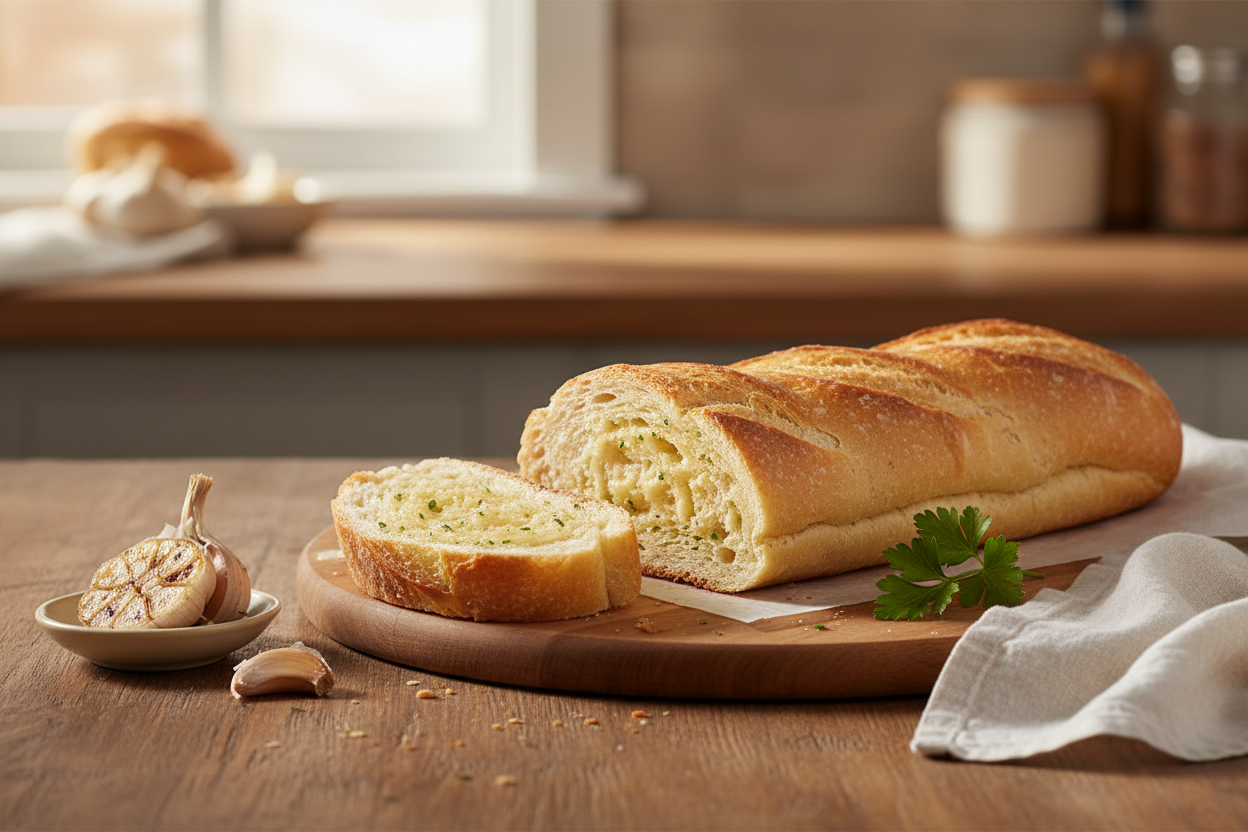Kirkland Signature Garlic Bread Baguette 2pk