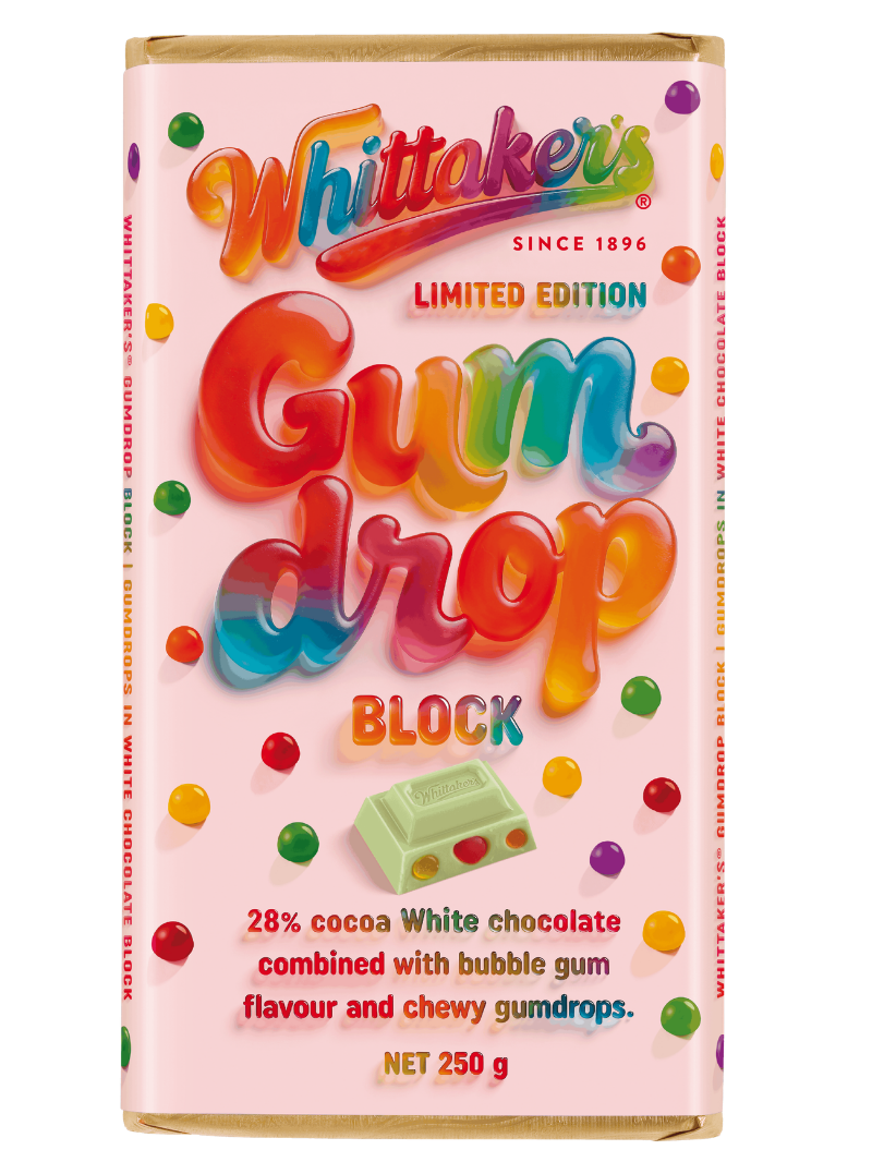Whittaker's Limited Edition Gumdrop White Chocolate 250g