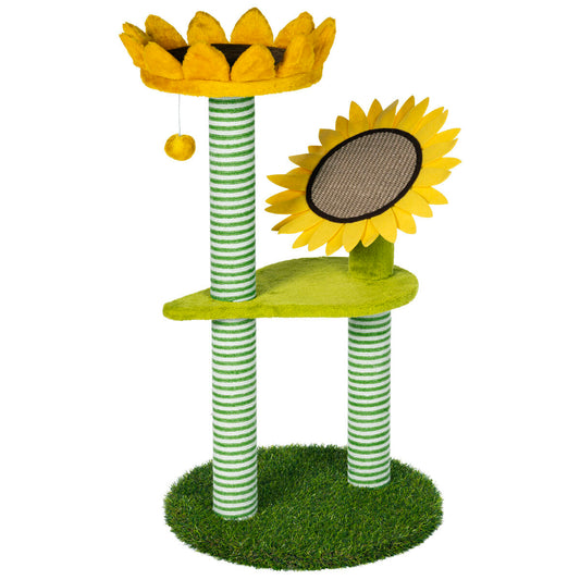 KITTY POWER PAWS SUNFLOWER PLAYGROUND CAT TREE