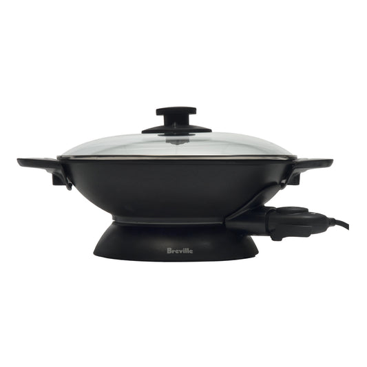 BREVILLE ELECTRIC WOK WITH LID 5 LITRE 2200W