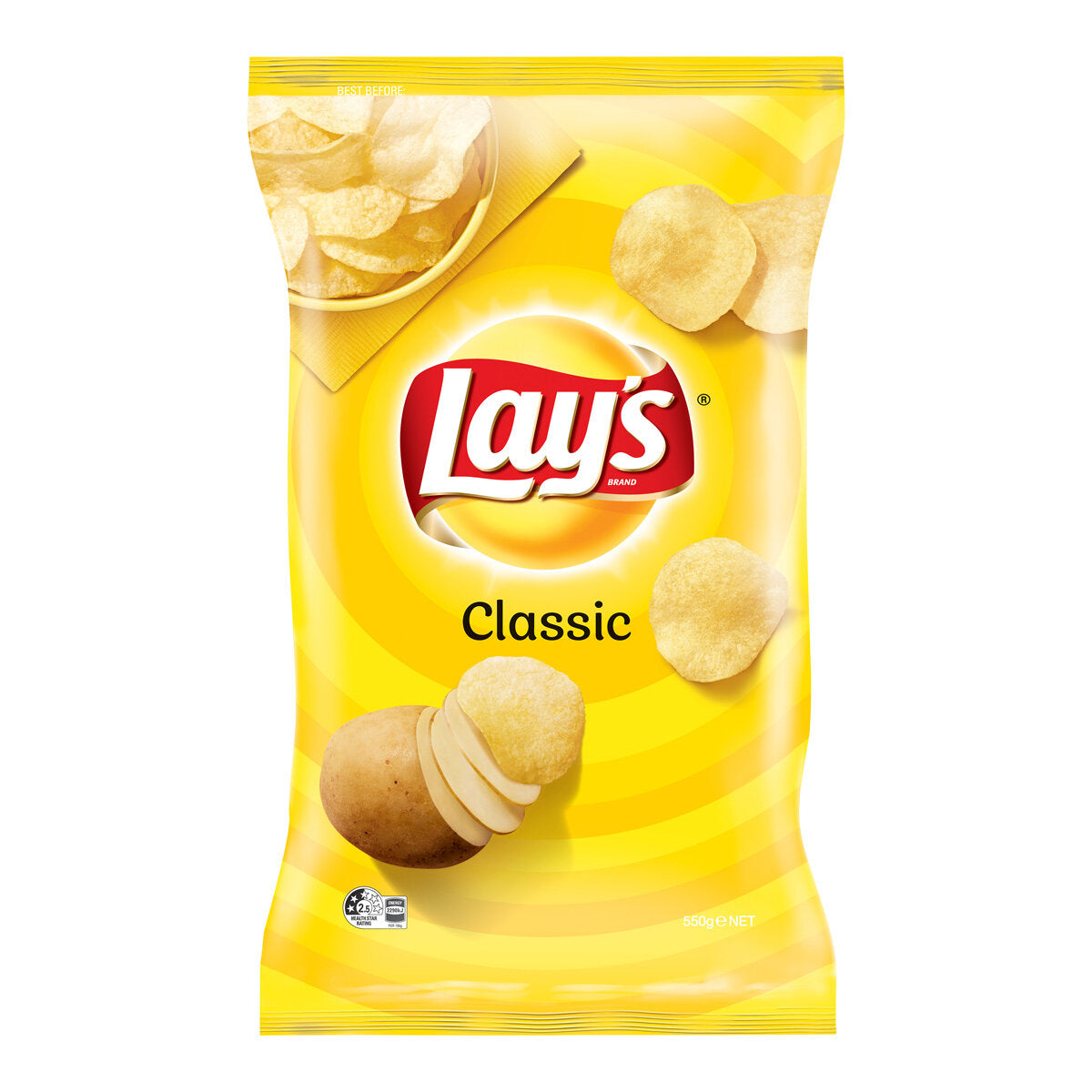 Lay's Classic Potato Chips 550g – GoPotatoes