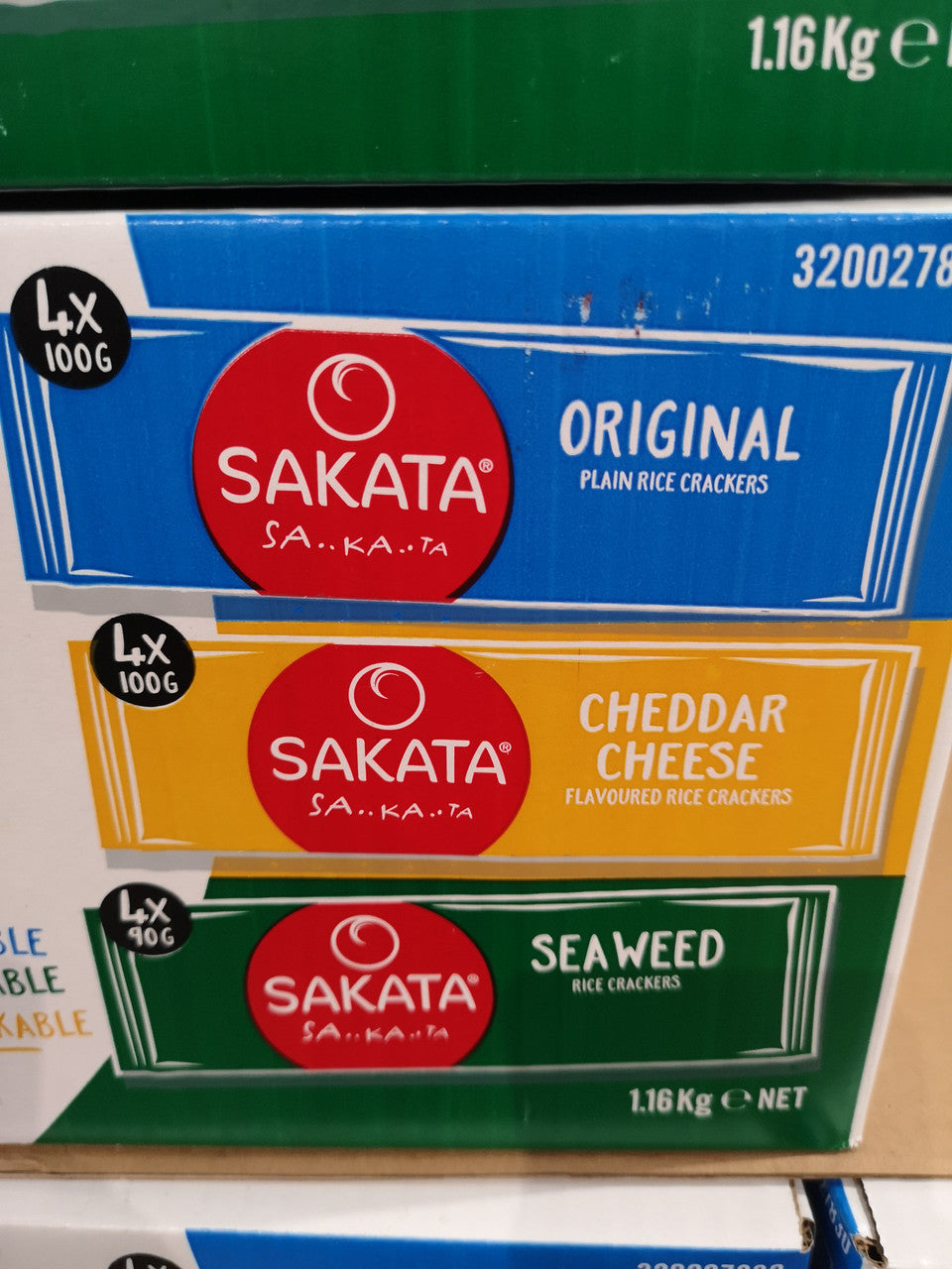 SAKATA RICE CRACKERS VARIETY 12PK 1.16KG