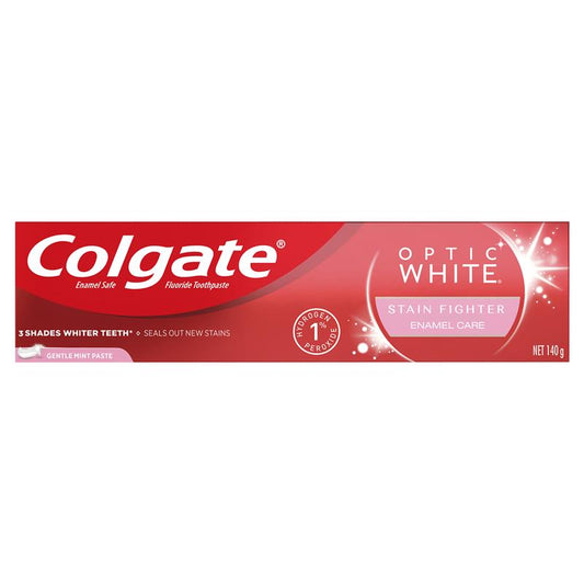 Colgate optic white enamel white toothpaste 3 x 140g