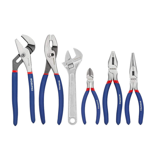 WORKPRO PLIER & WRENCH SET 6 PC