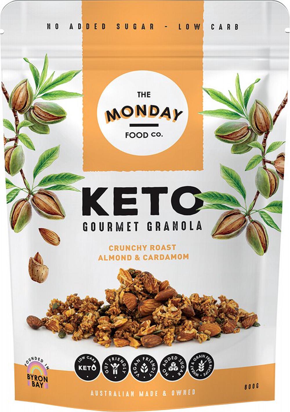 THE MONDAY FOOD CO KETO GOURMET GRANOLA 800G