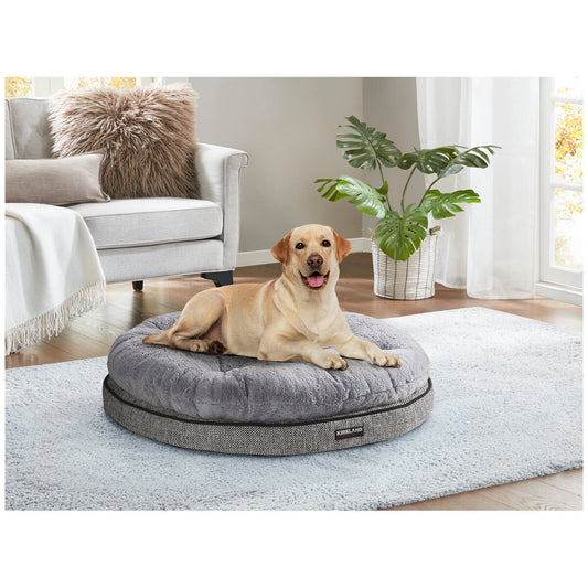 KRIKLAND SIGNATURE ROUND PILLOWTOP ORTHO DOG BED 101.6 CM