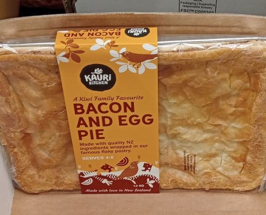 Kauri Kitchen Bacon and Egg Pie 1.2kg
